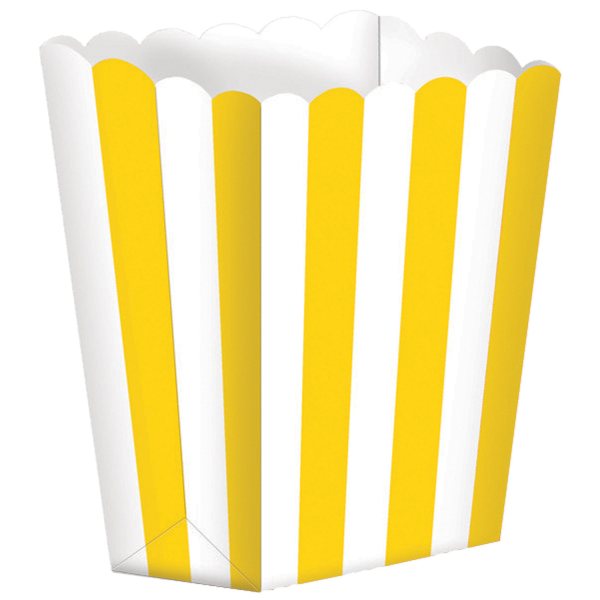 YouMeBest Blue Pink Yellow Chevron Paper Popcorn Boxes treat boxes for Kids for Movie Nights Party 36 PCS Popcorn Paper bags 