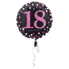 Standard Holographic Celebration 18 Foil Balloon S55 Packaged 45 cm