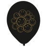 6 Latex Balloons Smiley Originals 27,5 cm/ 11"