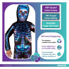 Child Costume Sustainable Neon Skeleton Boy Age 3-4 Years
