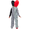Child Costume Double Headed Jester Clown Age 8-10 Years