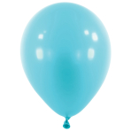 50 Latex Balloons Decorator Fashion Caribbean Blue 35 cm / 14"