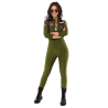 Adult Costume Top Gun Jumpsuit Ladies Size S
