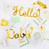 Photo Booth Kit Hello Baby Paper 10 Parts