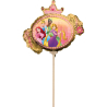 Mini Shape Princess Once Upon A Time Foil Balloon A30 Airfilled 25 cm x 22 cm