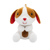 2-in-1 plush toy balloon weight dog with loop, 21cm, 170g