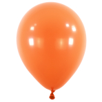 50 Latex Balloons Decorator Crystal Tangerine 35 cm / 14"