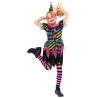 Child Costume Funhouse Clown Girl Age 8-10 Years