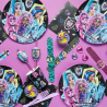 8 Plates Monster High Round Paper 23 cm