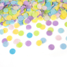 Confetti Cannon Multicolor Round Pastel Paper 40 cm
