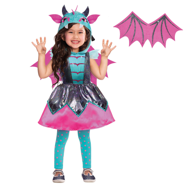 deck parachute Hound Child Costume Little Mystic Dragon Age 3-4 Years : Amscan Europe