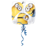 Standard Despicable Me Group Foil Balloon, round, S60, packed, 43 cm