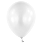 50 Latex Balloons Decorator Pearl Frosty White 35 cm / 14"