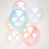 Clearz Crystal Dark Pink Foil Balloon S40 Packaged 45 cm - 55 cm