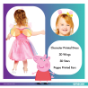 Child Costume Peppa Rainbow Dress Age 4-6 Years