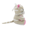 2-in-1 plush toy balloon weight cat with hook, 11cm, 90g