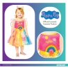 Child Costume Peppa Rainbow Dress Age 3-4 Years