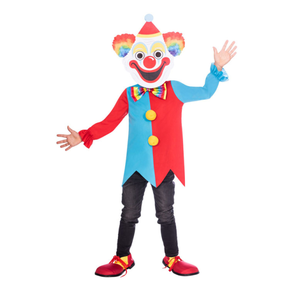 Amscan Bambini Sacry Carnevale Halloween Divertente Clown Grande Testa Costume 