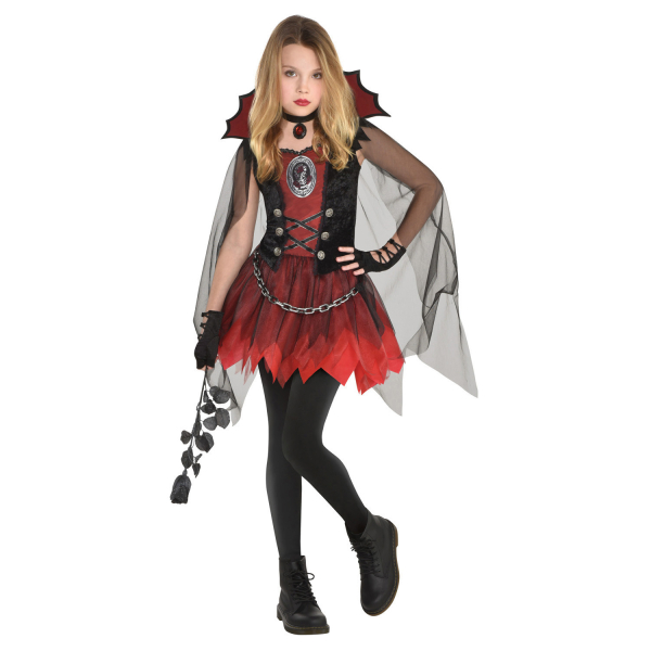 Amscan Merchandising Amscan Children'S Costume Dark Vamp Girl 6-8 Ye H 