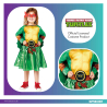 Child Costume Teenage Mutant Ninja Turtles Girl Age 4-6 Year