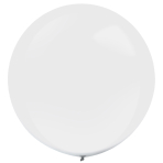 4 Latex Balloons Decorator Standard Frosty White 61 cm / 24"