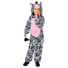 Child Costume Zebra Onesie Age 8-10 Years