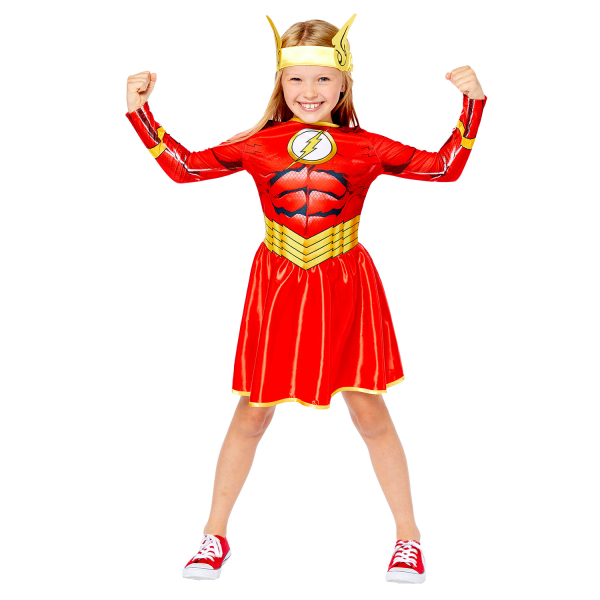 Child Costume Sustainable Flash Girl Age 3-4 Years : Amscan Europe