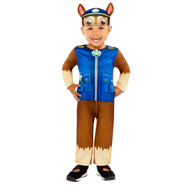 Officially Licensed Spirit Halloween Toddler Chase PAW Patrol Costume 