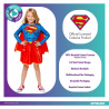 Child Costume Sustainable Supergirl Age 6-8 Years