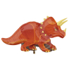 SuperShape Triceratops Foil Balloon P35 Packaged 106 cm x 60 cm