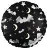 Standard Halloween Satin Bat Attack Satin XL Foil Balloon S40 packaged 43cm