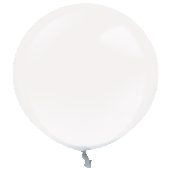 25 Latex Balloons Decorator Crystal Clear Wide Neck for Stuffing 45.7 cm /  18 : Amscan Europe