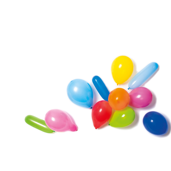 10 Balloons Latex Neon Assorted 27,5 Cm/11" Amscan 11278 Merchandising Amscan