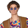 Costume Accessory Hippie Glasses Blue