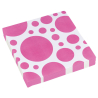 20 Napkins Bright Pink Dots 33 x 33 cm