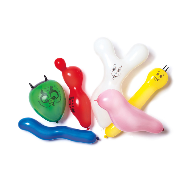 6 Latex Balloons Shaped Animals assorted : Amscan Europe