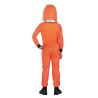 Child Costume Space Suit Orange 4-6 Years