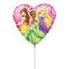 9" Mini Princess Garden Foil Balloon A20 airfilled 9"/23 cm