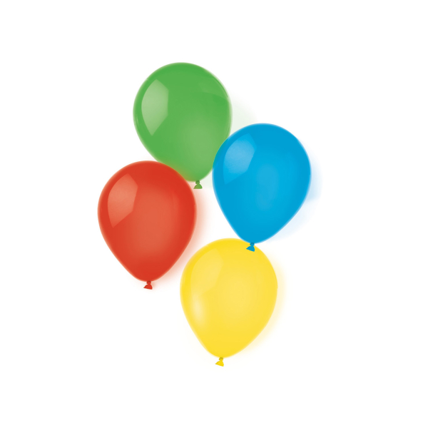 10 Balloons Latex Neon Assorted 27,5 Cm/11" Amscan 11278 Merchandising Amscan