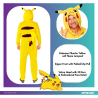 Adult Costume Pokemon Pikachu Suit Adult Size M/L