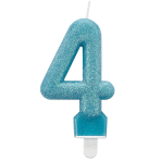 amscan 9900763 7.6 cm Glitter Number 2 Birthday Candle 