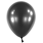50 Latex Balloons Decorator Pearl Jet Black 35 cm / 14"