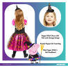 Child Costume Peppa Orange Dress Age 3-4 Years
