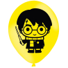 6 Latex Balloons Harry Potter 4 Sided Print 27.5 cm / 11"