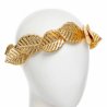 Headband Gold fabric Leaf One size