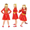 Child Costume Sustainable Flash Girl8-10 yrs