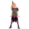 Child Costume Funhouse Clown Girl Age 6-8 Years