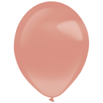 50 Latex Balloons Decorator Pearl Rose Gold 35 cm / 14"