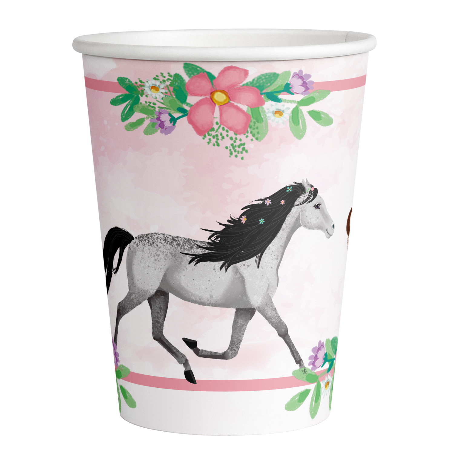 8 Charming Horse Party Cups|Horse /& Pony Party|Paper Party Cups