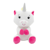 2-in-1 plush toy balloon weight unicorn with loop, 21cm, 170g